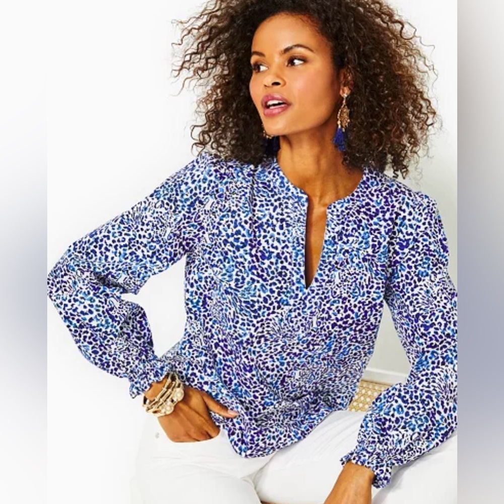 Lilly Pulitzer Coulter Tunic Top/Blouse sz XL